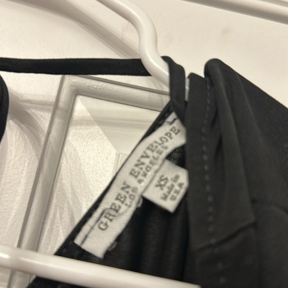 Green Envelope Black XS Shirt with tie in back - Picture 4 of 4